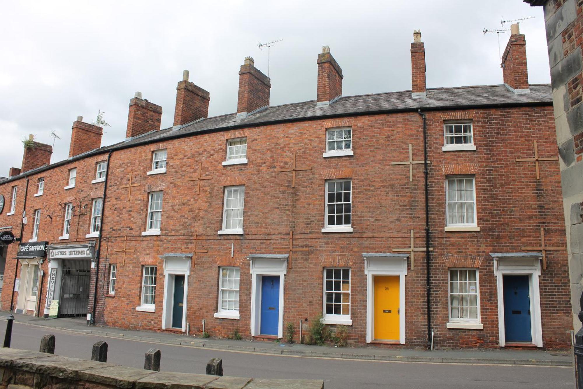 Shrewsbury Georgian Town House - Hills Lane Villa Exterior foto